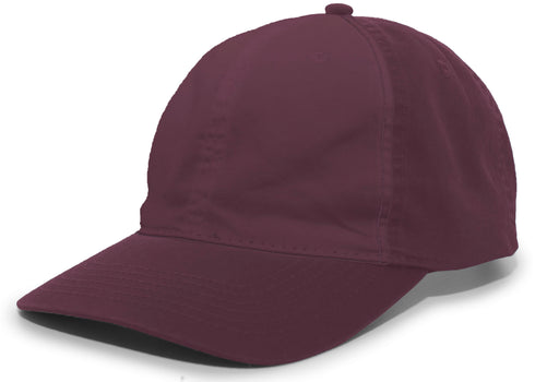 Pacific Headwear Vintage Buckle Strap Adjustable Cap (V57), Color 'Maroon'
